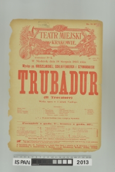 TRUBADUR (Il Trovatore)