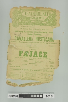 CAVALLERIA RUSTICANA