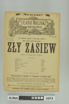 ZŁY ZASIEW