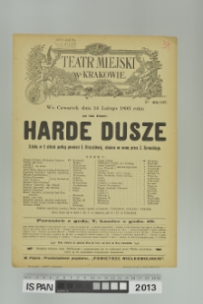 HARDE DUSZE