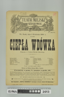 CIEPŁA WDÓWKA