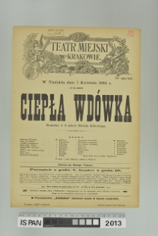 CIEPŁA WDÓWKA