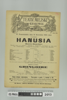 HANUSIA (Haneles Himmelfahrt)