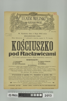 KOŚCIUSZKO POD RACŁAWICAMI