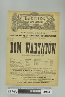 DOM WARYATÓW (Dom wariatów)