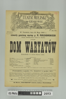 DOM WARYATÓW (Dom wariatów)