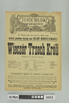 WIECZÓR TRZECH KRÓLI