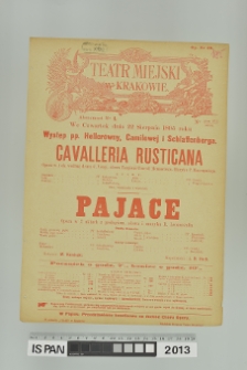 CAVALLERIA RUSTICANA