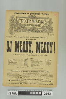 OJ MŁODY, MŁODY!