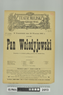 PAN WOŁODYJOWSKI