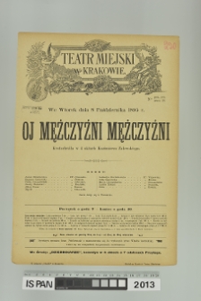 OJ MĘŻCZYŹNI MĘŻCZYŹNI