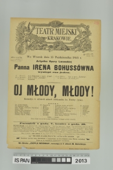 OJ MŁODY, MŁODY!
