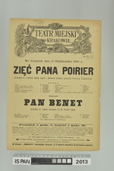 ZIĘĆ PANA POIRIER