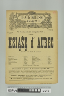 KSIĄŻĘ D'AUREC
