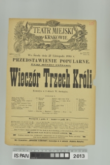 WIECZÓR TRZECH KRÓLI