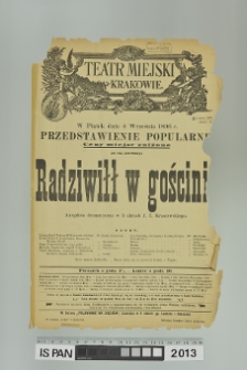 RADZIWIŁŁ W GOŚCINIE