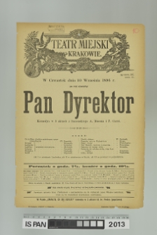 PAN DYREKTOR