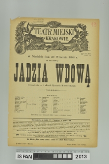 JADZIA WDOWĄ