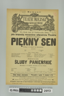 PIĘKNY SEN