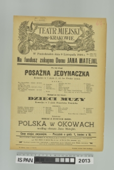 POSAŻNA JEDYNACZKA