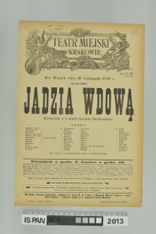 JADZIA WDOWĄ