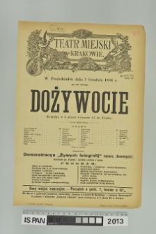 DOŻYWOCIE