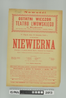 NIEWIERNA