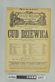 CUD DZIEWICA