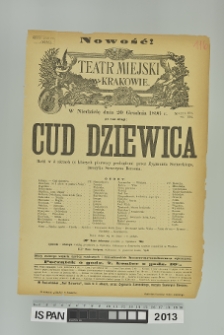 CUD DZIEWICA