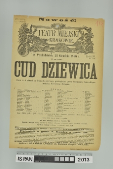 CUD DZIEWICA