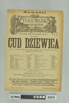 CUD DZIEWICA