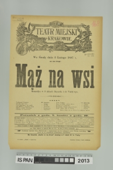 MĄŻ NA WSI