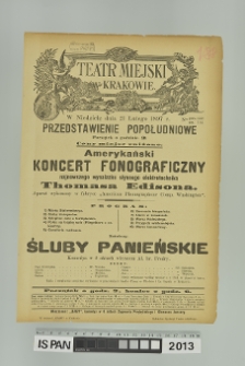 AMERYKAŃSKI KONCERT FONOGRAFICZNY