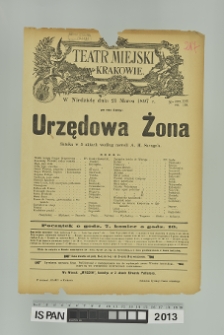 URZĘDOWA ŻONA