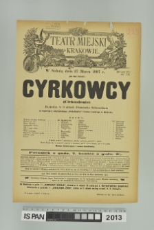 CYRKOWCY (Cirkusleute)