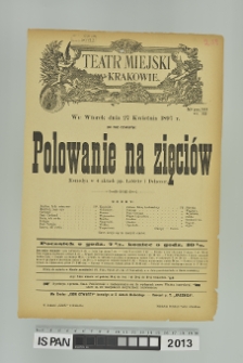 POLOWANIE NA ZIĘCIÓW