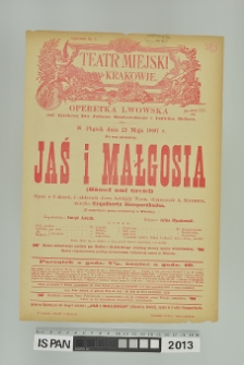 JAŚ I MAŁGOSIA (Hänsel und Gretel)