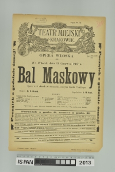 BAL MASKOWY