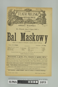 BAL MASKOWY