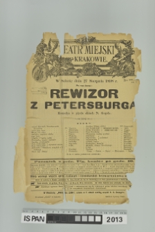 REWIZOR Z PETERSBURGA