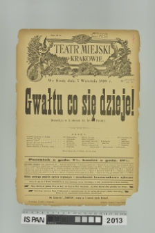GWAŁTU CO SIĘ DZIEJE!