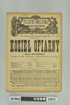 KOZIEŁ OFIARNY (Hans Huckebein)