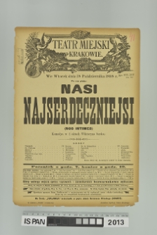 NASI NAJSERDECZNIEJSI (Nos Intimes)