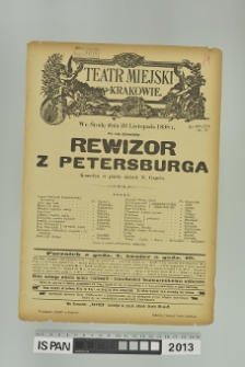 REWIZOR Z PETERSBURGA