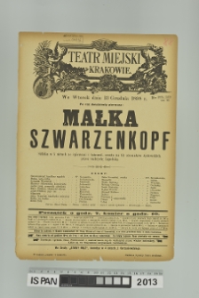 MAŁKA SZWARZENKOPF