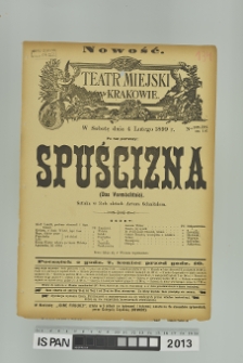 SPUŚCIZNA (Das Vermachtnis)