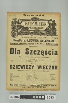 DLA SZCZĘŚCIA