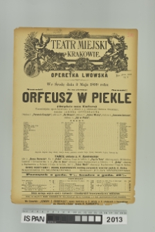ORFEUSZ W PIEKLE (Orphee aux Enfers)