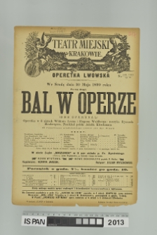 BAL W OPERZE