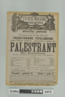 PALESTRANT (Der Bettelstudent)